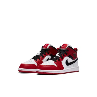 Air Jordan (ps)  1 Mid 'chicago 2020' In Red