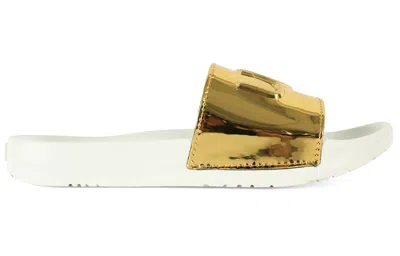 Ugg (wmns)  Royale Graphic Metallic Slides 'gold'