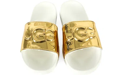 Ugg (wmns)  Royale Graphic Metallic Slides 'gold'