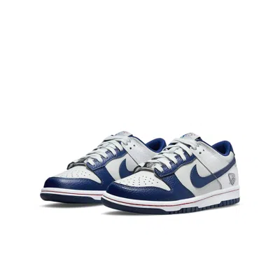 Nike Dunk Low Retro Emb Sneakers In Blue