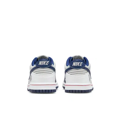 Nike Dunk Low Retro Emb Sneakers In Blue