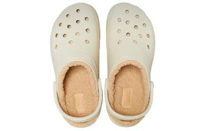 Crocs Classic Platform Lined Sabots Femmes Bone 36 In Neutral