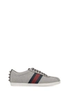 GUCCI Silver Glitter Sneakers,419544KW0408162