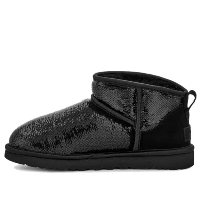 Ugg Classic Ul Mini Mirror Ball Boot In Black