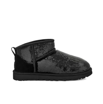 Ugg Classic Ul Mini Mirror Ball Boot In Black