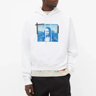 Off-white Monalisa Oversized Hoodie In White
