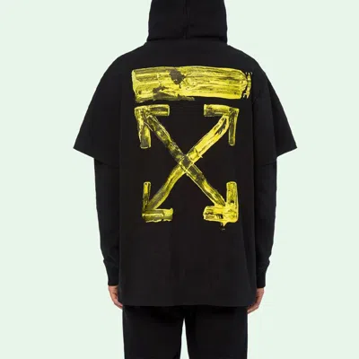 Off-white Back Arrow Printing Drawstring Black