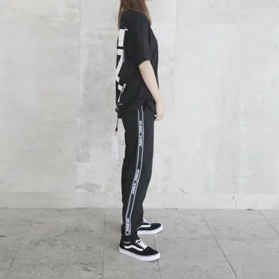 Off-white Men's  Side Stripe Black Pants