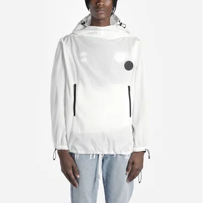 Off-white Fw19 Printing Pullover Hooded Jacket Men White