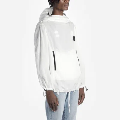 Off-white Fw19 Printing Pullover Hooded Jacket Men White