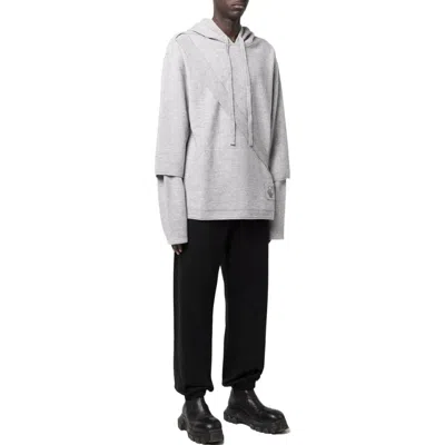 Off-white Grey Wool Easybreezy Sweatshirt In Medium Grey Medium Grey