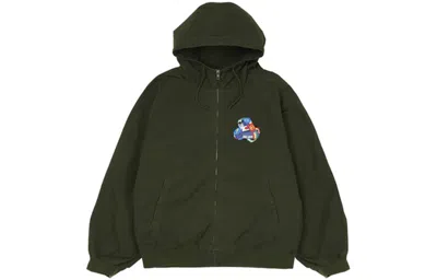 Palace Triflag Hooded Jacket Triangle Pattern Unisex Green