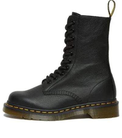 Dr. Martens 1490 Virginia Booties In Black
