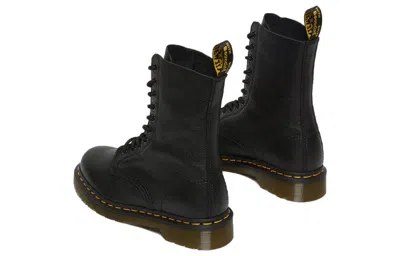 Dr. Martens 1490 Virginia Booties In Black