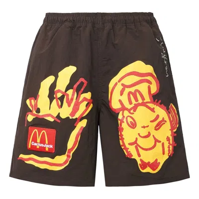 Travis Scott Cactus Jack Ss22 X Mcdonalds Illustration Ii Shorts 'brown'