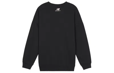 New Balance (wmns)  Printing Round-neck Swea Black