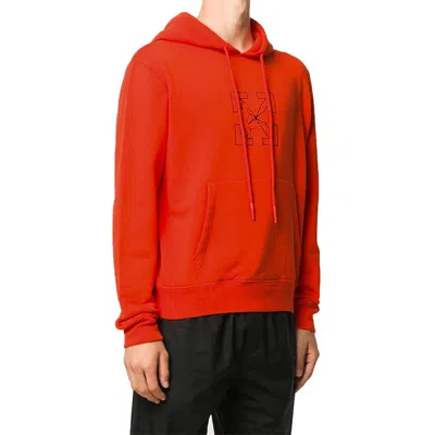 Off-white Men's  Pattern Arrow Logo Red