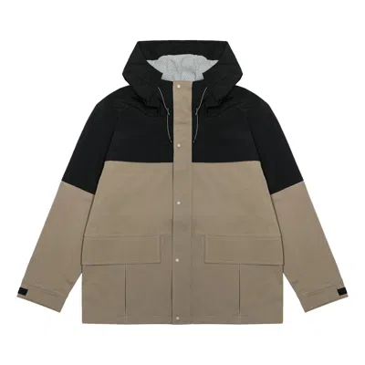 New Balance Detachable Hooded Two-in-one Woven Solid Jacket 'khaki' In Multi