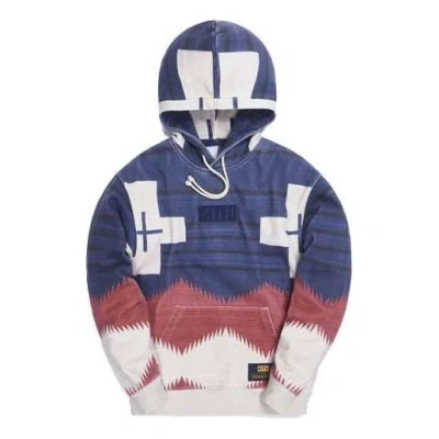 Kith X Pendleton Brave Star Williams Iii Hoodie 'navy Multi' In Blue