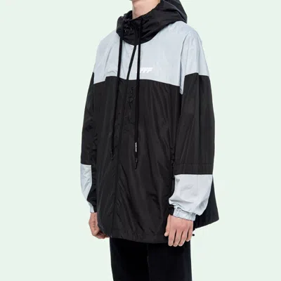Off-white Mens Black White Splicing Jacket