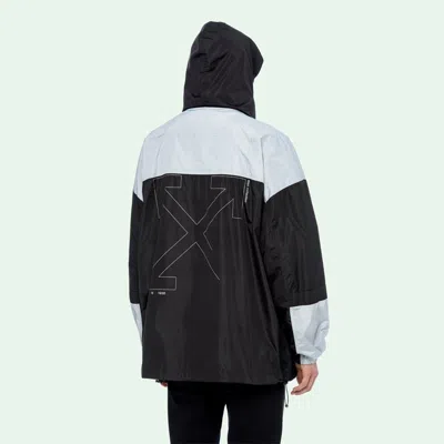 Off-white Mens Black White Splicing Jacket