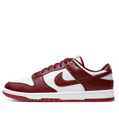 Nike Dunk Low Retro Basketball Sneaker In Burgundy