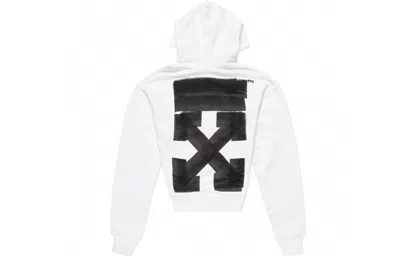 Off-white Men's  Fw21 Logo Printing Pullover Loose Version White
