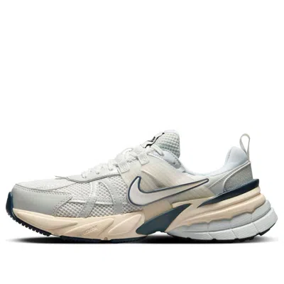 Nike V2k Run Rubber And Metallic Leather-trimmed Mesh Sneakers In Multi