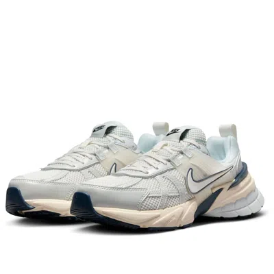 Nike V2k Run Rubber And Metallic Leather-trimmed Mesh Sneakers In Multi