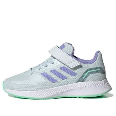 Adidas Originals (gs) Adidas Runfalcon 2.0 K 'grey Purple' In Green