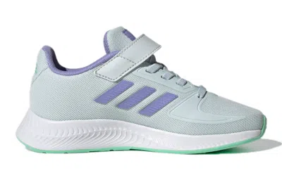 Adidas Originals (gs) Adidas Runfalcon 2.0 K 'grey Purple' In Green
