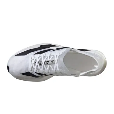 Adidas Originals Adidas Adizero Evo White Sneakers With Signature 3-stripes In Gray