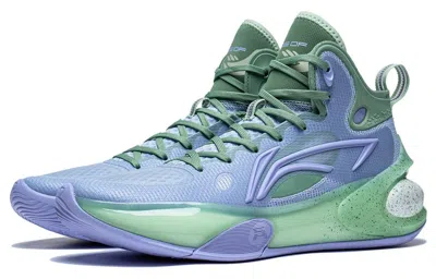 Li-ning Yushuai 17 Mid ' Purple Green' In Blue