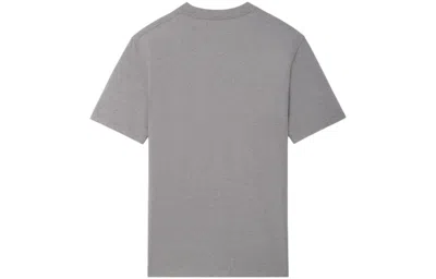 Li-ning Embroidered Graphic T-shirt 'grey' In Gray