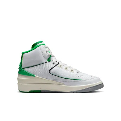 Air Jordan (gs)  2 Retro 'lucky Green' In White