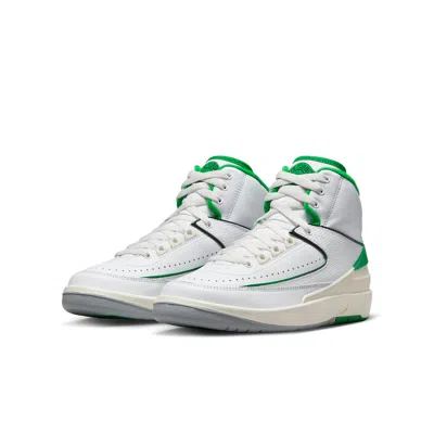 Air Jordan (gs)  2 Retro 'lucky Green' In White