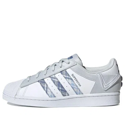 Adidas Originals (wmns)  Superstar 'white Gray Blue'