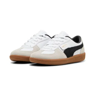 Puma Palermo Leather Sneakers Women In Gray