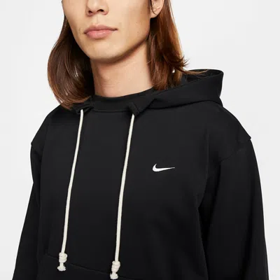 Nike Solo Swoosh Hoodie In Black