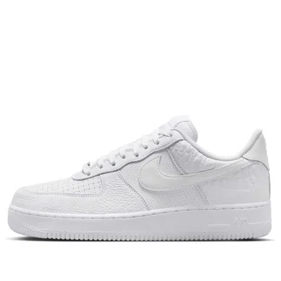 Nike Man Sneakers White Size 8.5 Leather In Animal Print