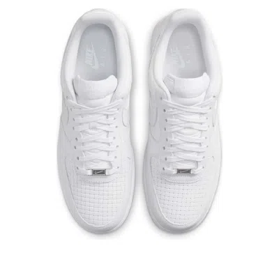 Nike Man Sneakers White Size 8.5 Leather In Animal Print