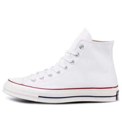 Converse White Canvas Chuck Taylor Hi Sneakers