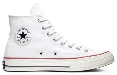 Converse White Canvas Chuck Taylor Hi Sneakers