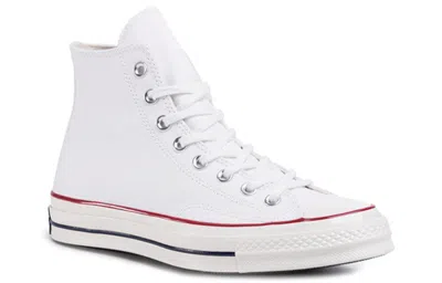 Converse White Canvas Chuck Taylor Hi Sneakers