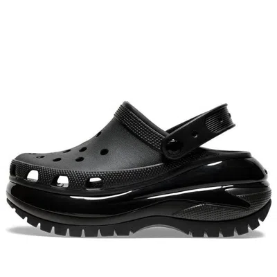 Crocs Perforated Platform Clogs In Black
