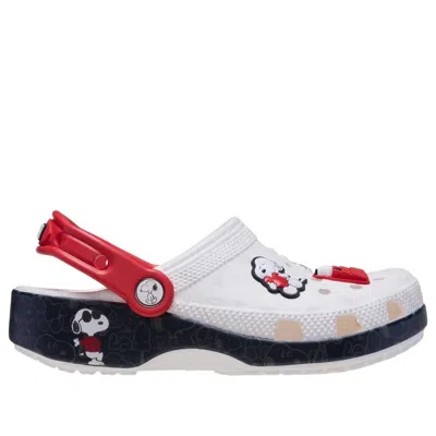 Crocs Peanuts Clog Rubber Sandals In White