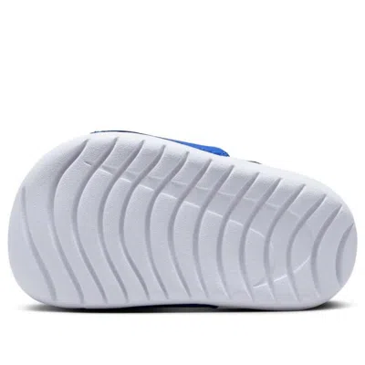 Nike (td)  Kawa Slides 'game Royal White' In Blue