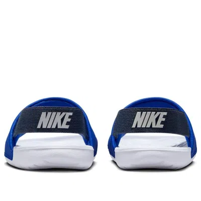 Nike (td)  Kawa Slides 'game Royal White' In Blue