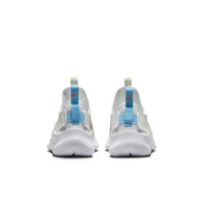 Nike (ps)  Flex Runner 3 'white Water Blue' In Multi