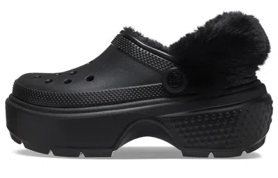 Crocs Stomp Lined Clog In Black